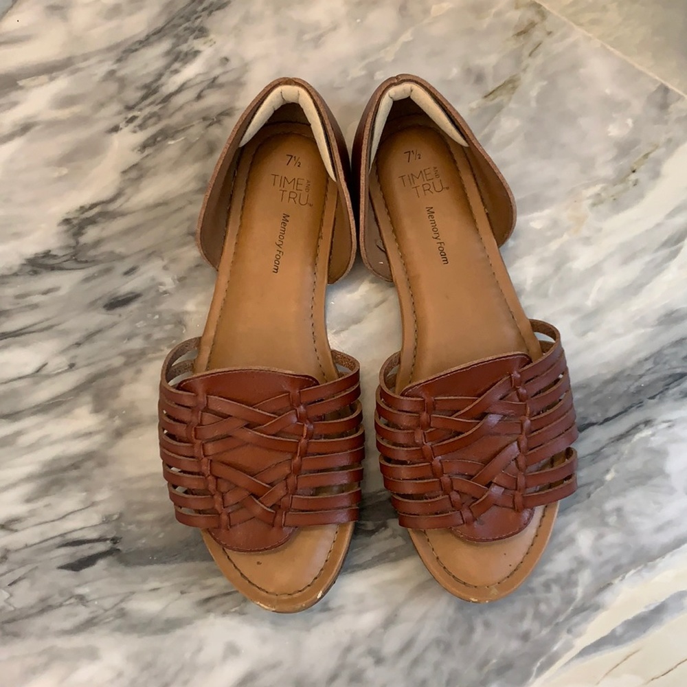 Women’s Brown Huarache Sandals Size 7.5